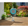 Катушка со шлангом автоматическая GARDENA ROLLUP M (голубой цвет) для террас 18615-20.000.00